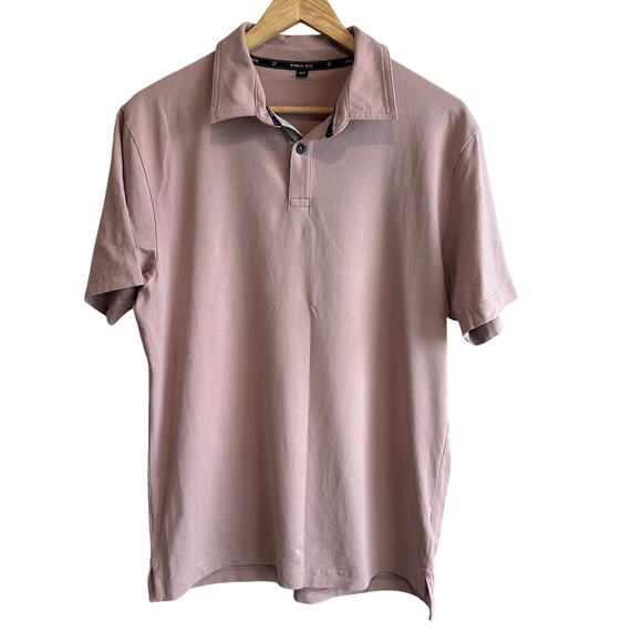 Public Rec Go-To Performance Polo Dusky Rose M - Picture 4 of 12